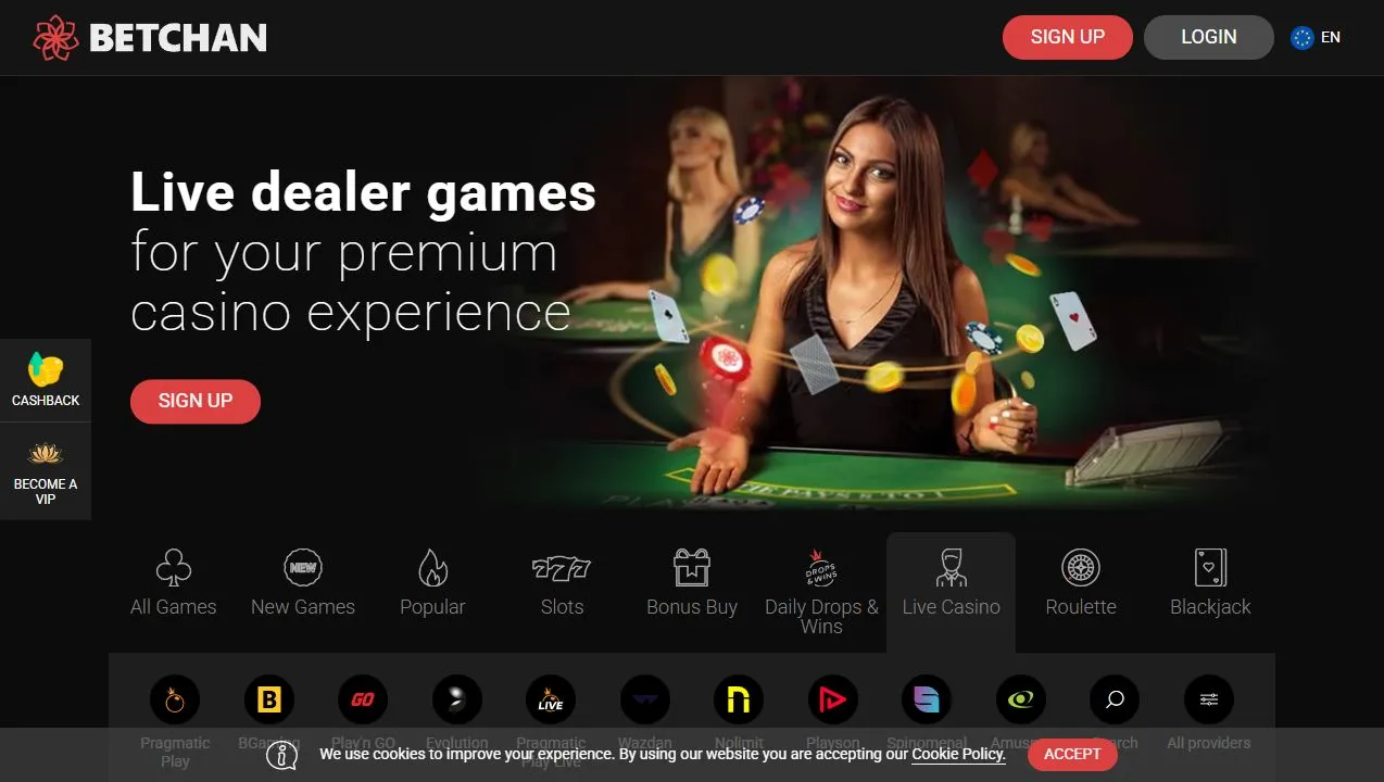 BetChan live casino